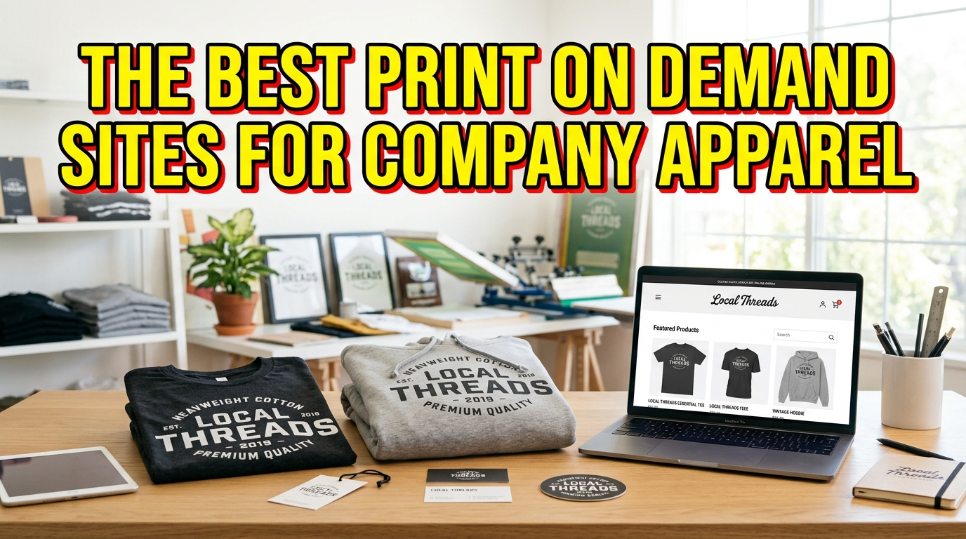 Best Print on Demand Sites for Company Apparel | Local Threads