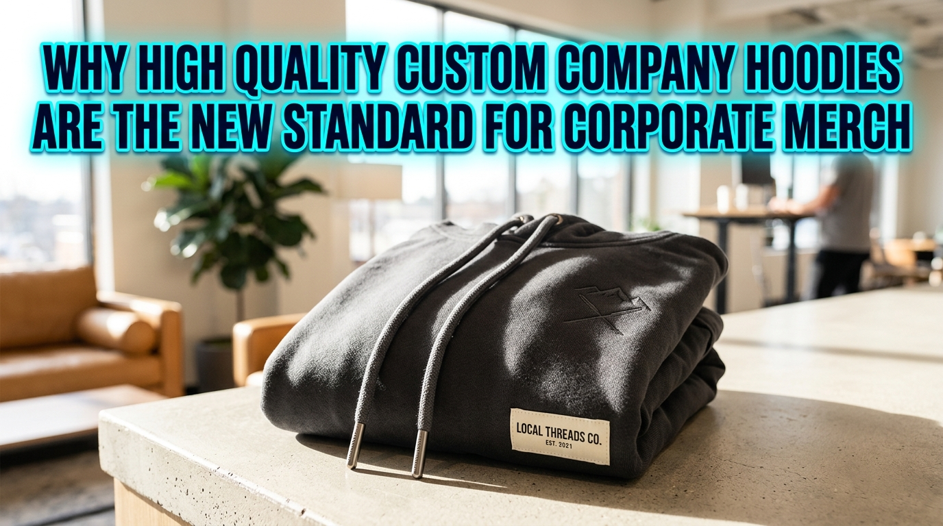 Why High Quality Custom Company Hoodies Are the New Standard for Corporate Merch