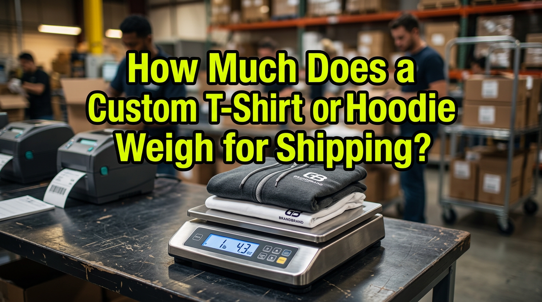 How Much Does a Custom T-Shirt or Hoodie Weigh for Shipping