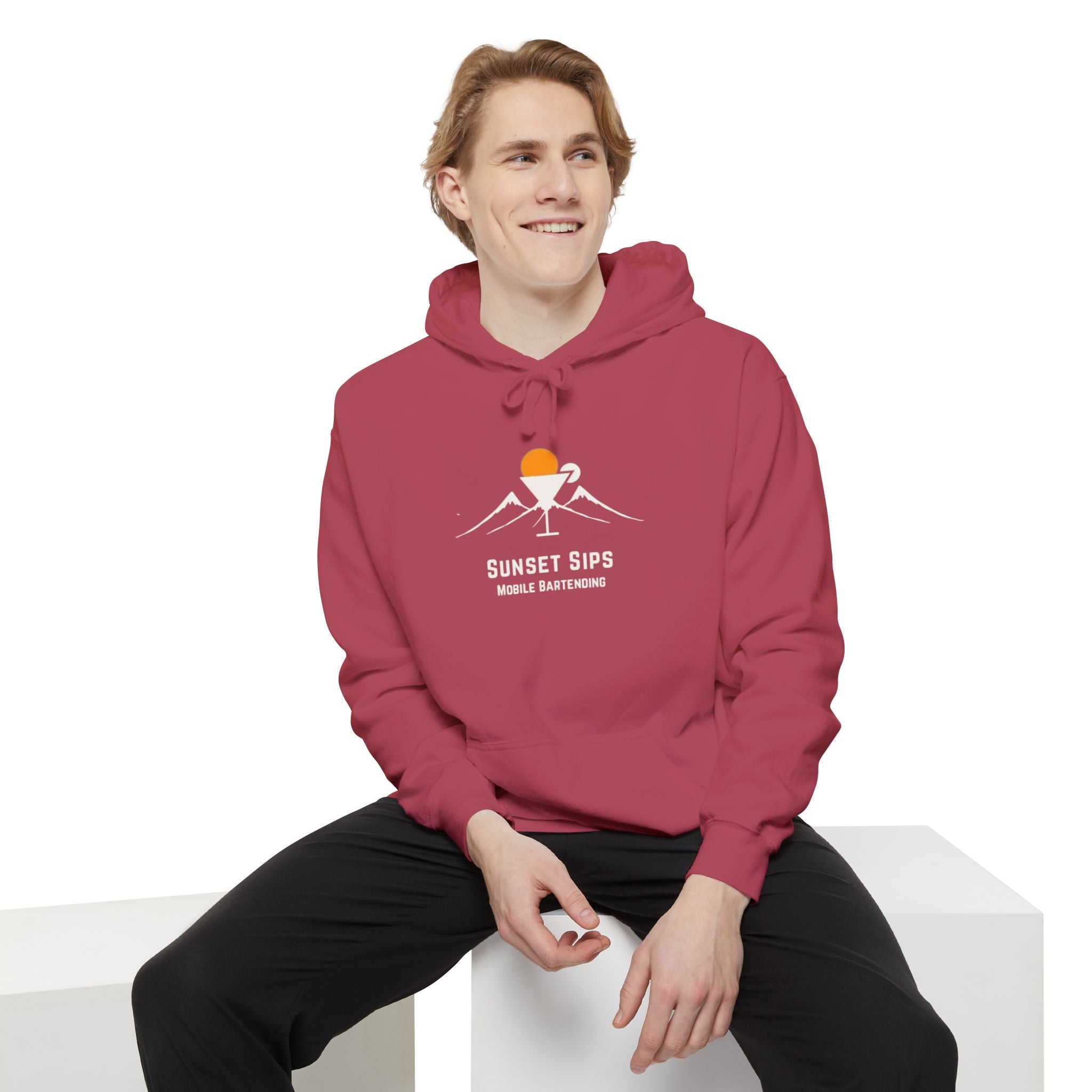 Sunset Sips Mobile Bartending Hoodie