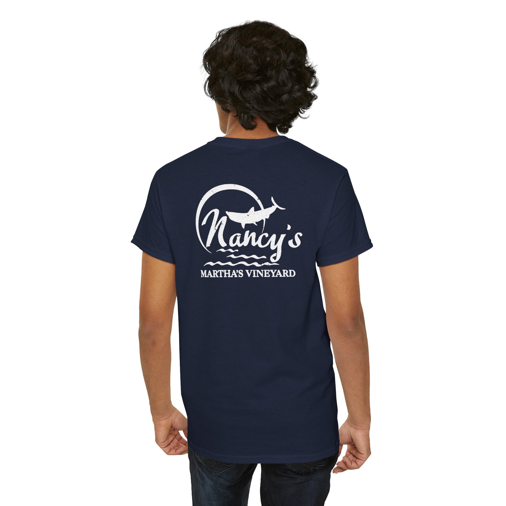 Nancy's Marthas Vineyard Shark T‑Shirt