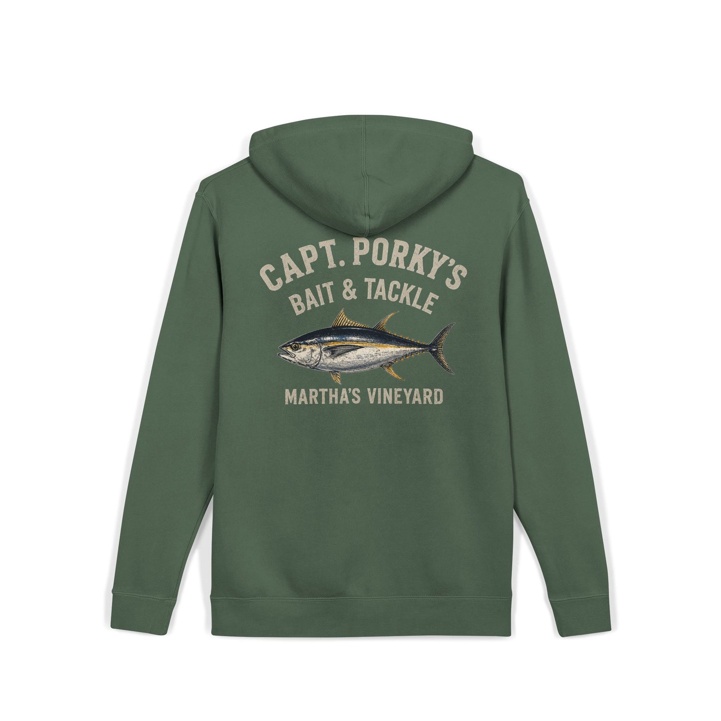 Capt. Porky’s Bait & Tackle Tuna Hoodie