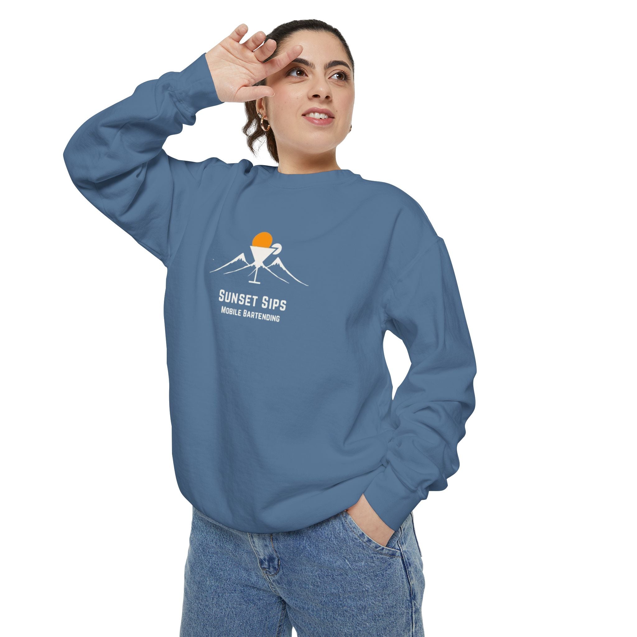 Sunset Sips Mobile Bartending Crewneck