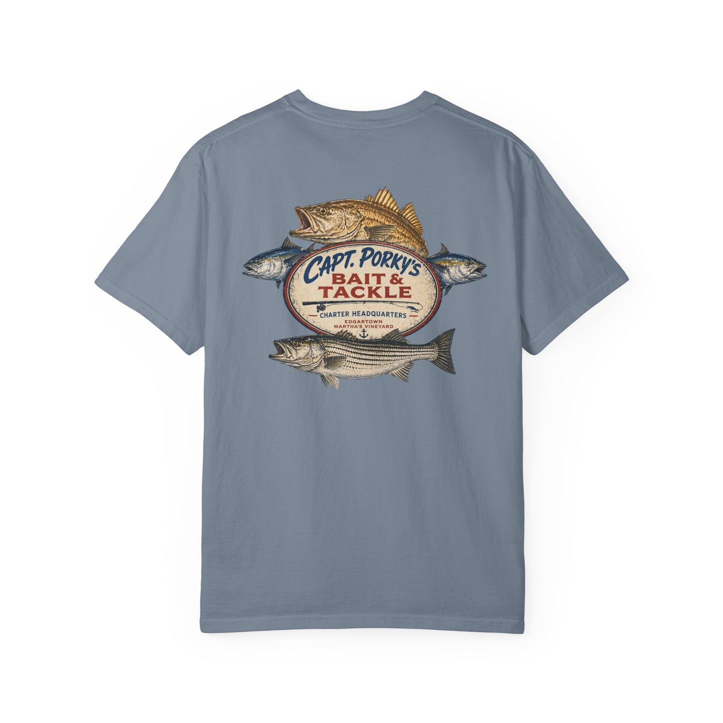 Capt. Porky’s Bait & Tackle Fishing T-Shirt