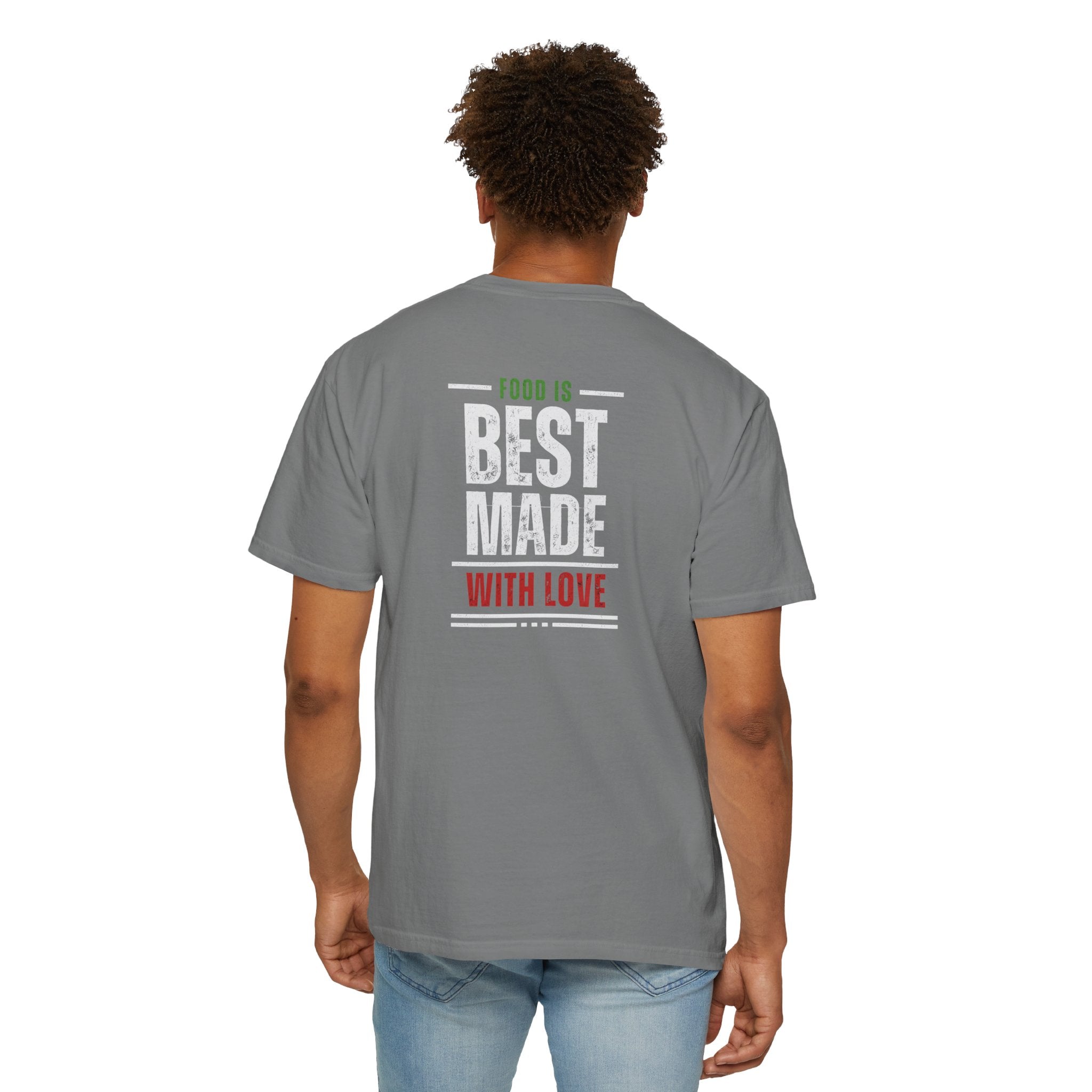 Paisani "Food is Best Made With Love" T-Shirt