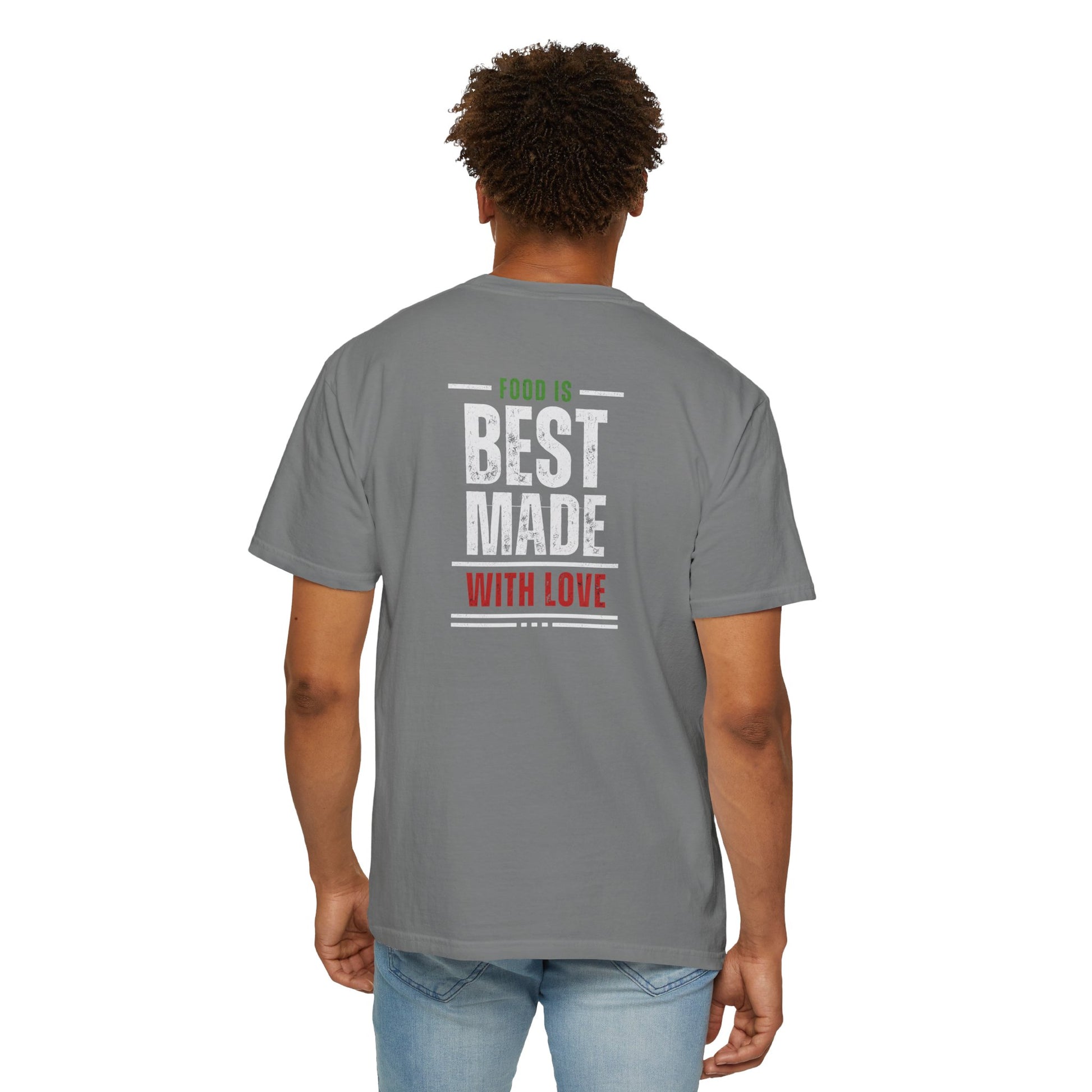 Paisani "Food is Best Made With Love" T-Shirt