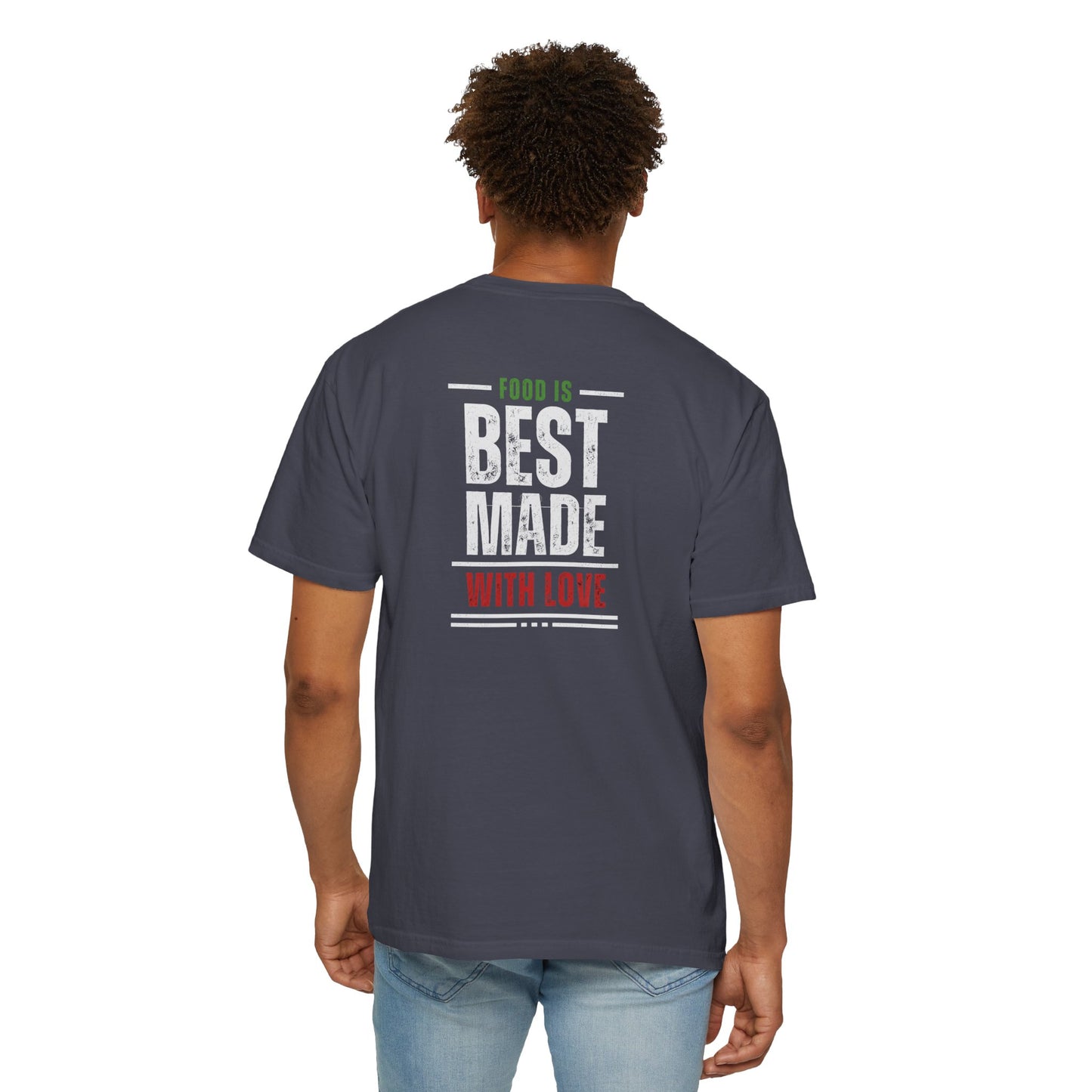 Paisani "Food is Best Made With Love" T-Shirt