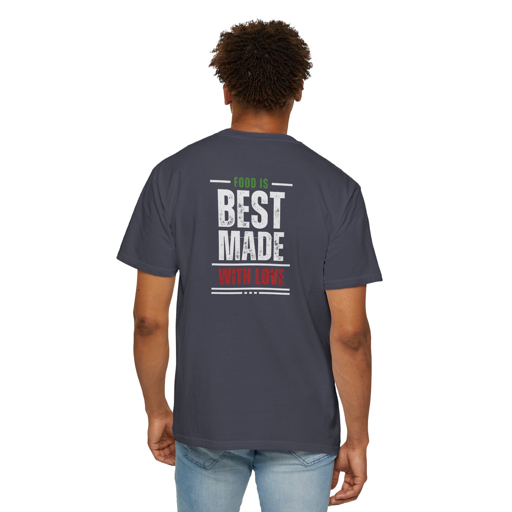 Paisani "Food is Best Made With Love" T-Shirt