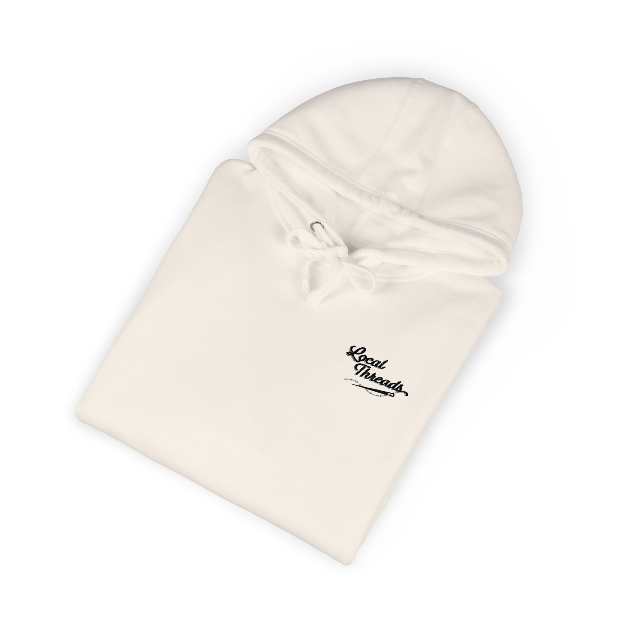 Local Threads Embroidered Cotton String Hoodie