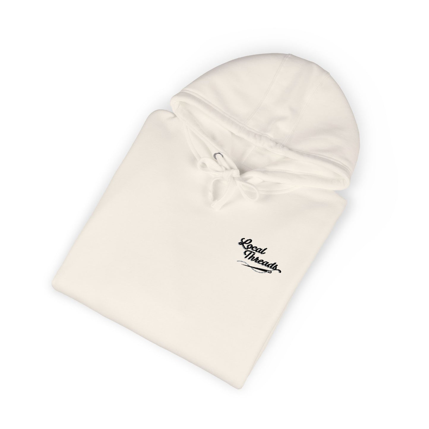 Local Threads Embroidered Cotton String Hoodie