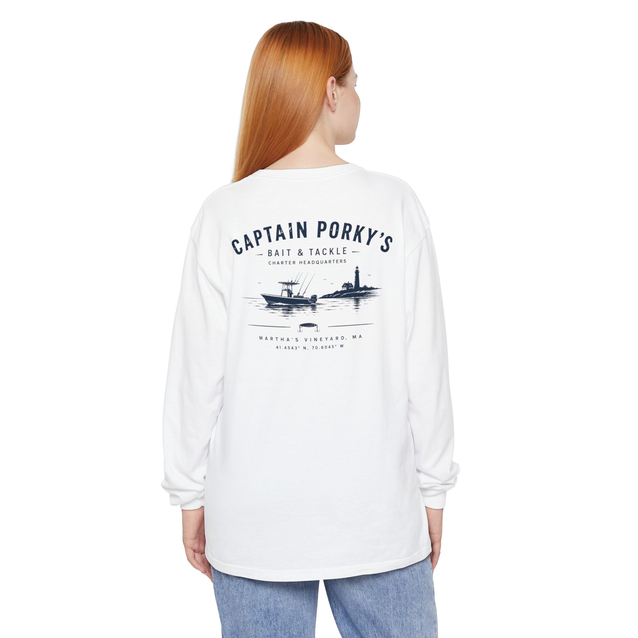 Captain Porky’s Bait & Tackle West Chop Long Sleeve Tee