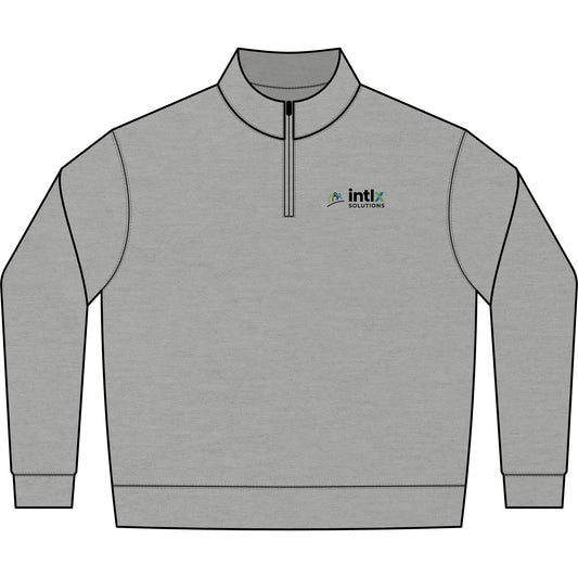 intlx Solutions Quarter-Zip Fleece Pullover Color Logo