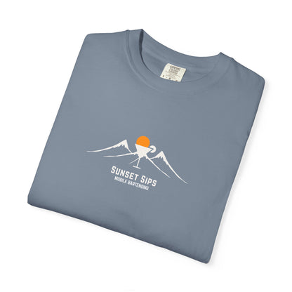 Sunset Sips Mobile Bartending T-Shirt