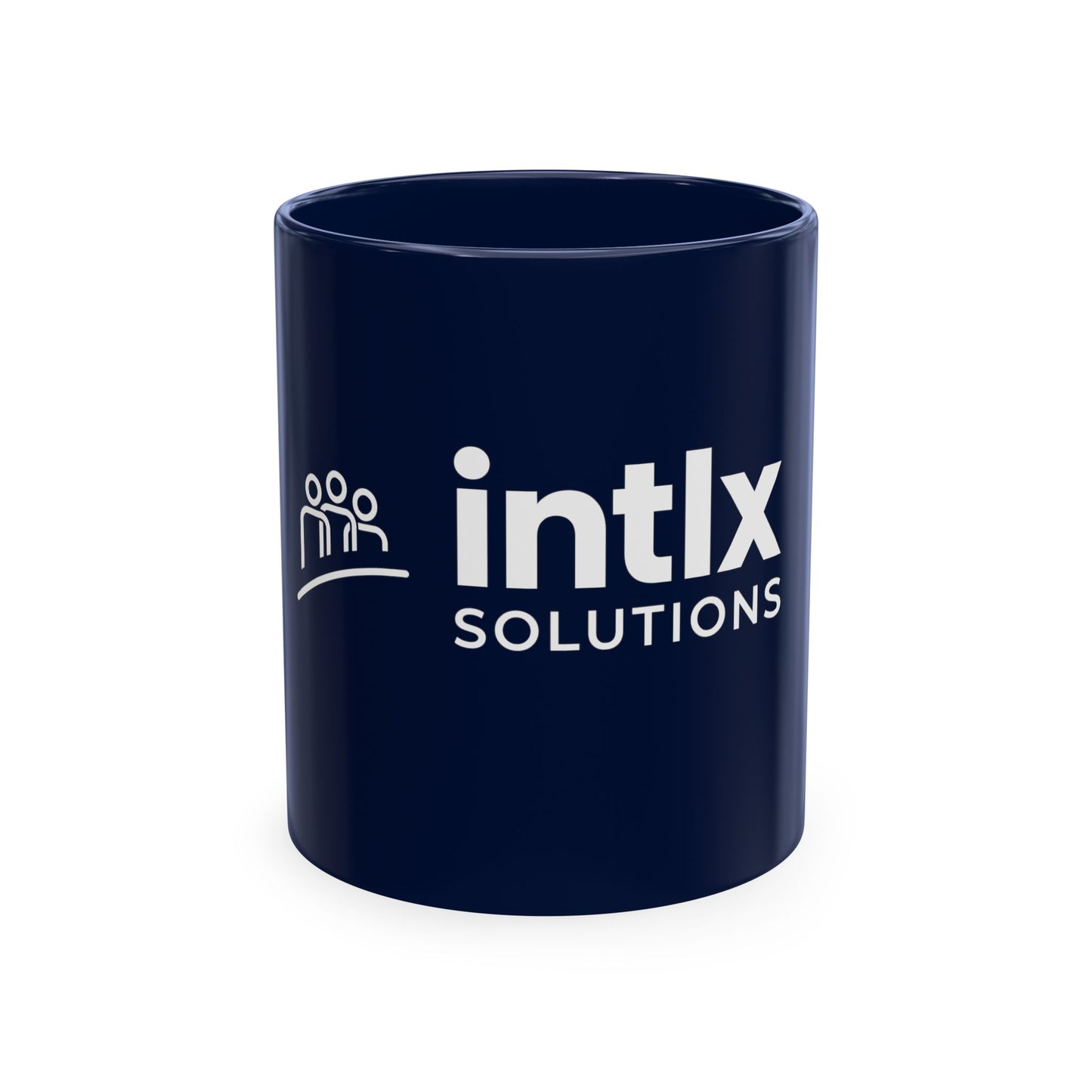 intlx Solutions Ceramic Mug White Logo
