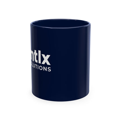 intlx Ceramic Mug White Logo