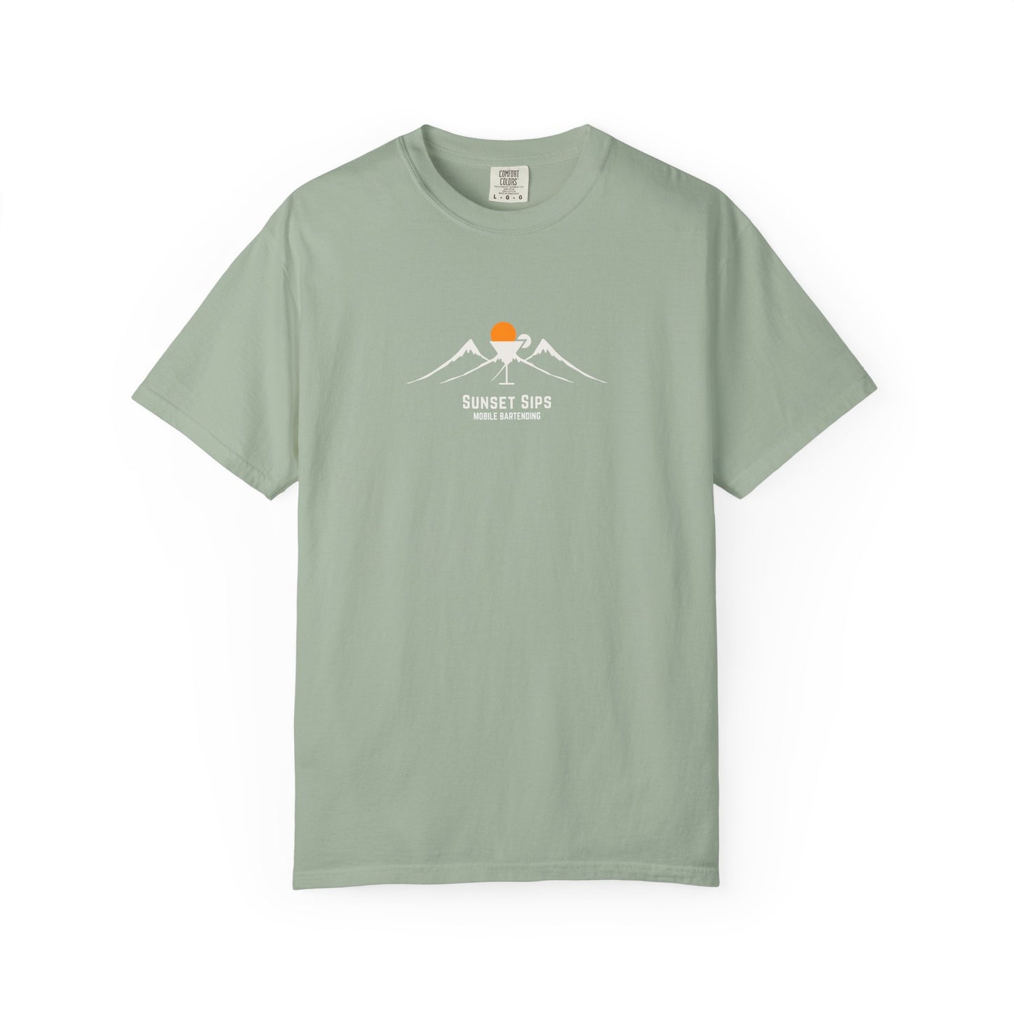 Sunset Sips Mobile Bartending T-Shirt