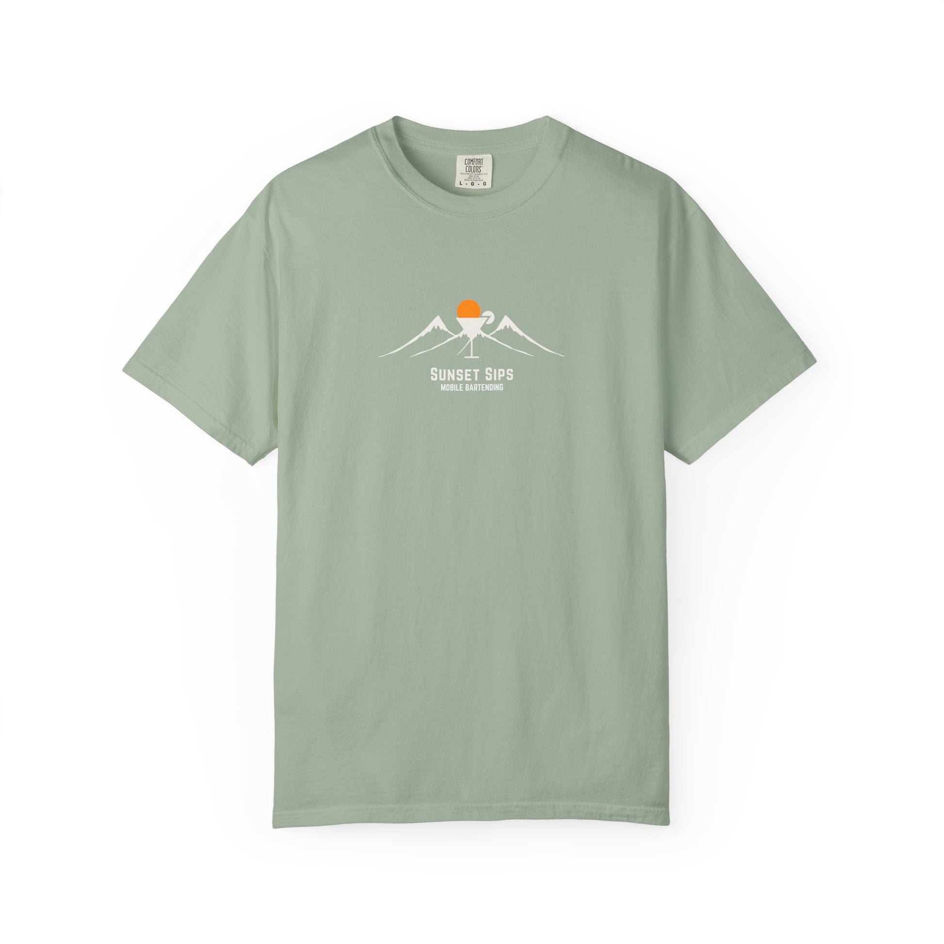 Sunset Sips Mobile Bartending T-Shirt