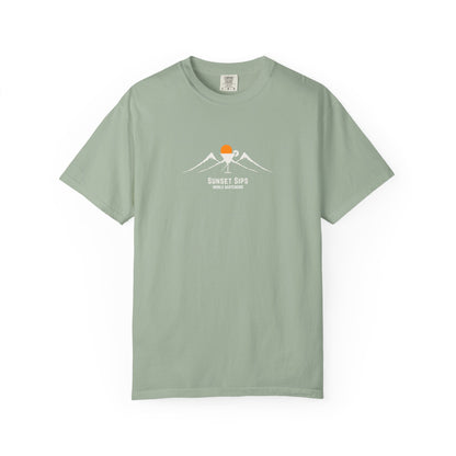 Sunset Sips Mobile Bartending T-Shirt