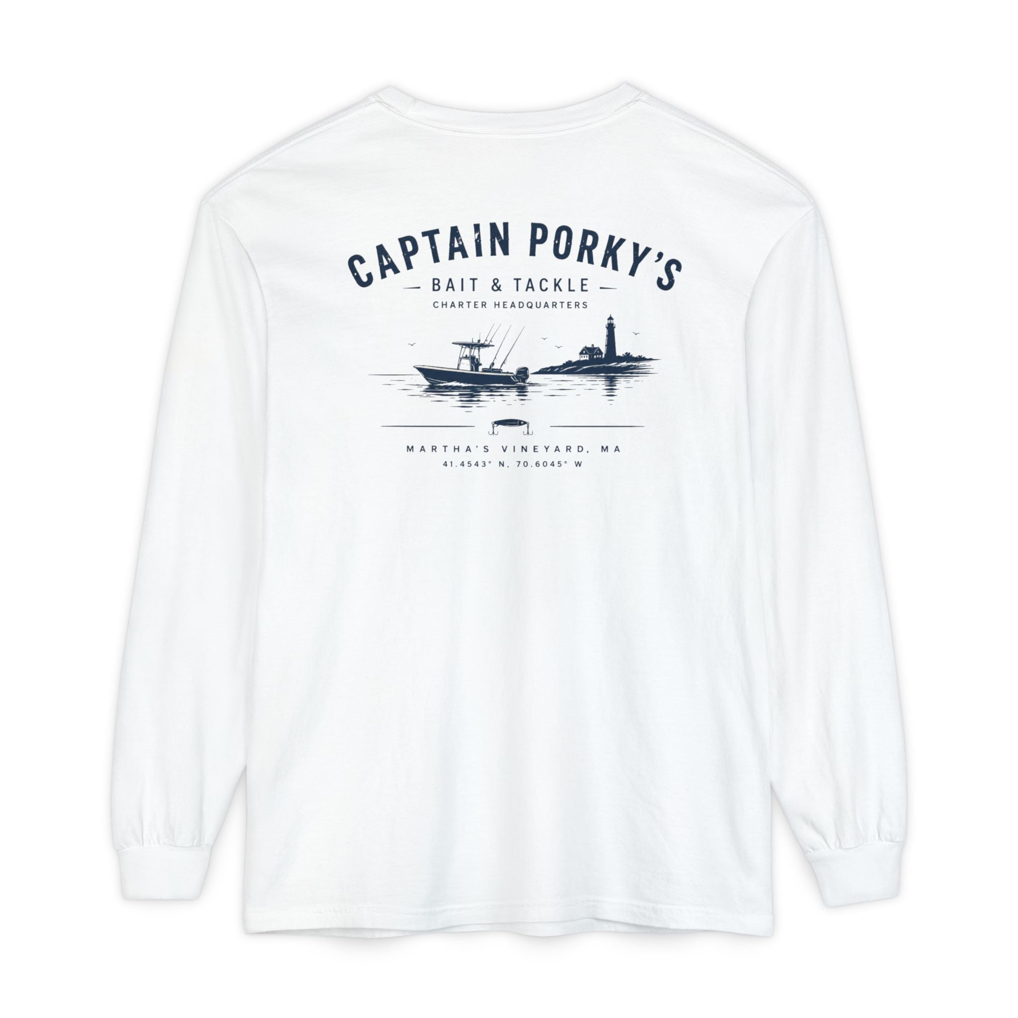 Captain Porky’s Bait & Tackle West Chop Long Sleeve Tee