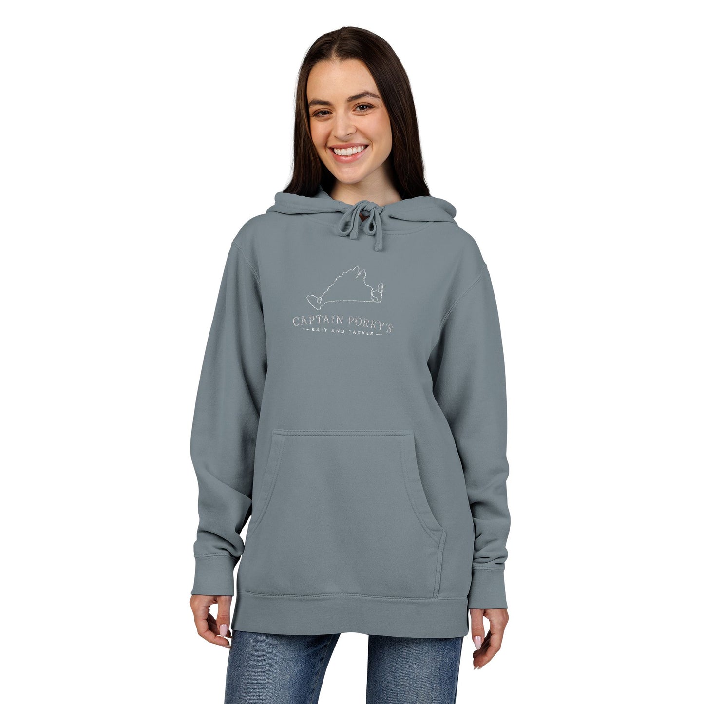 Capt. Pork's Bait & Tackle Embroidered Island Hoodie