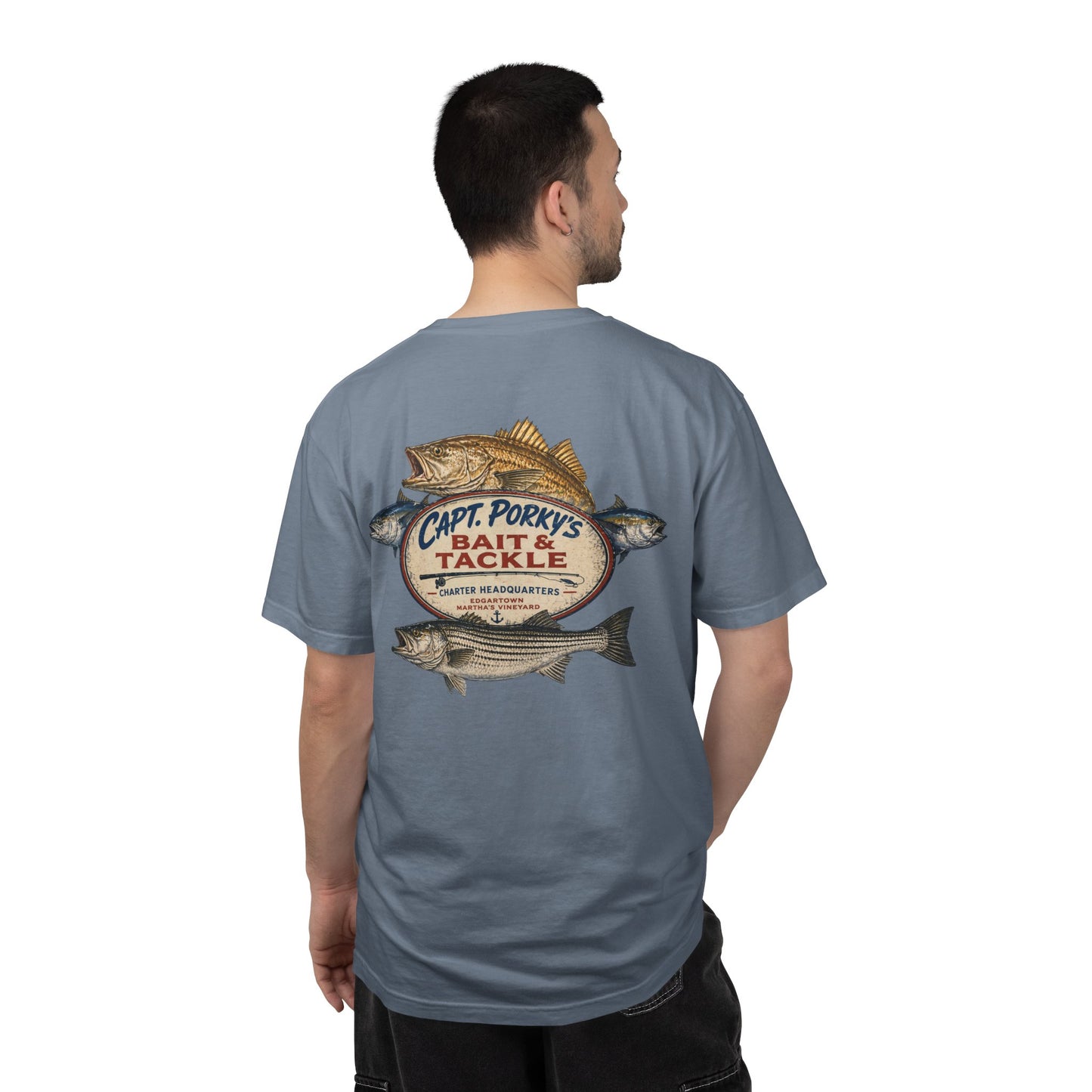 Capt. Porky’s Bait & Tackle Fishing T-Shirt