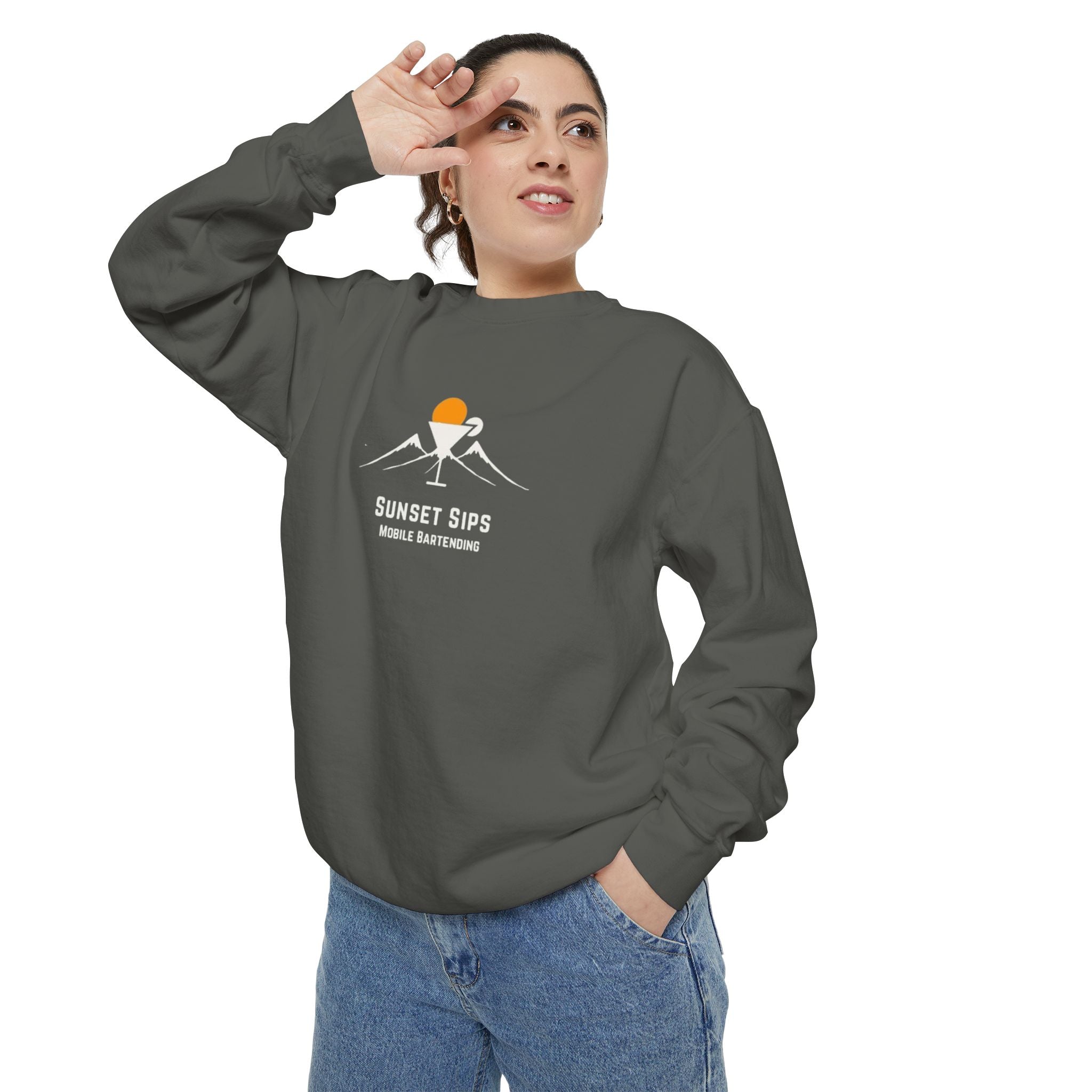 Sunset Sips Mobile Bartending Crewneck