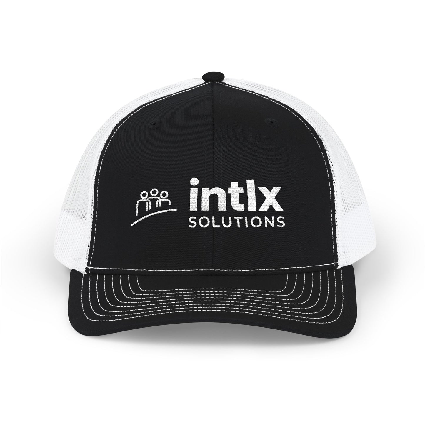 intlx Solutions Trucker Cap White Logo
