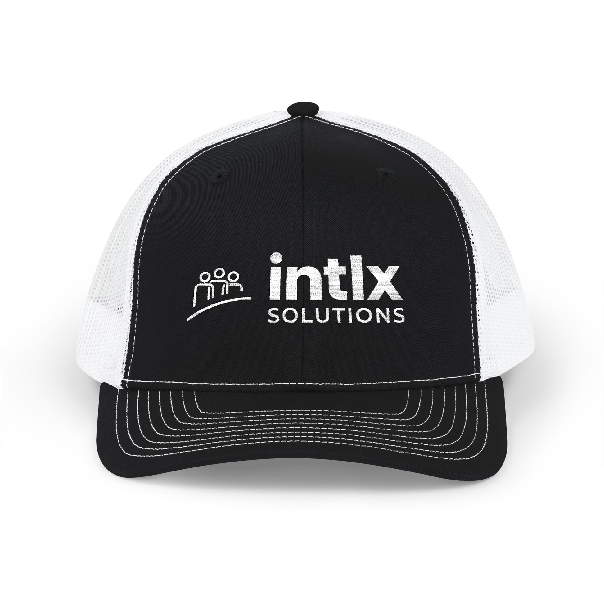 intlx Solutions Trucker Cap White Logo