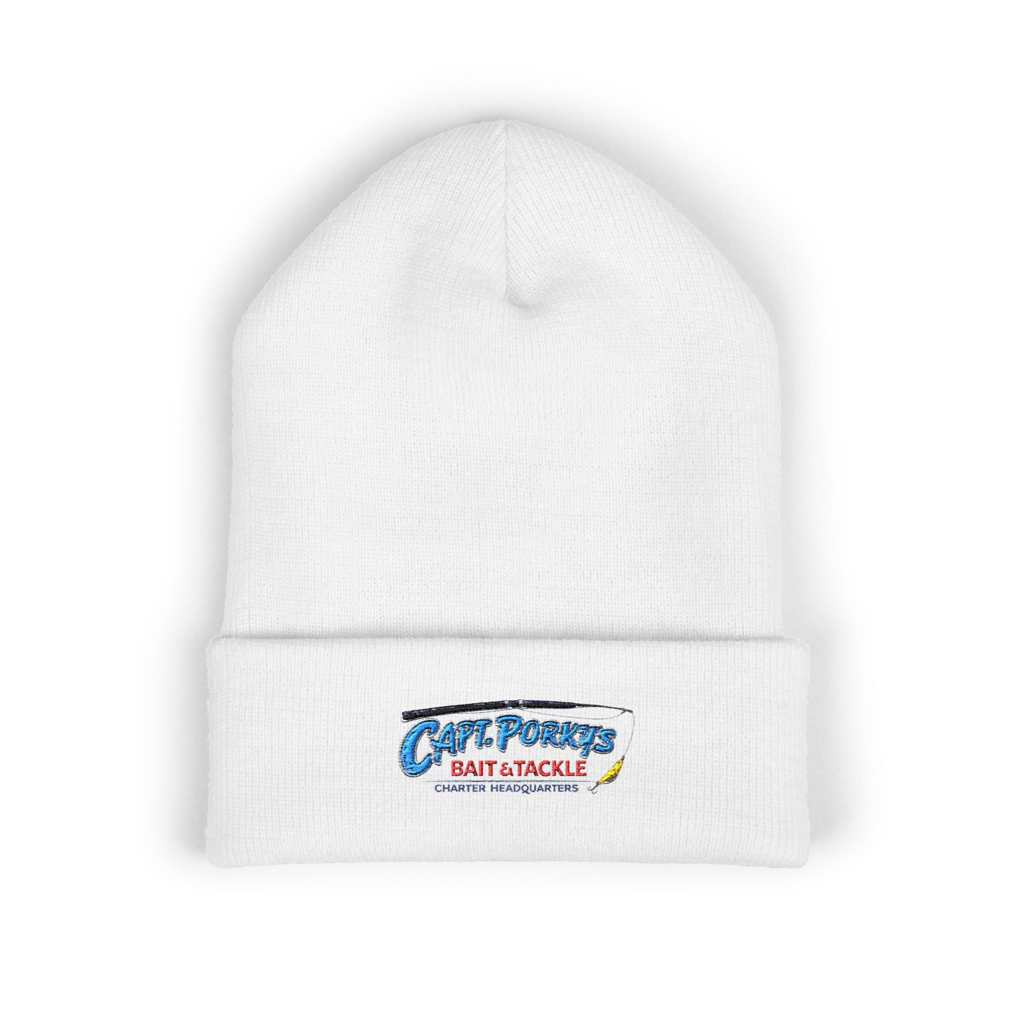 Captain Porky's Bait & Tackle Embroidered Beanie