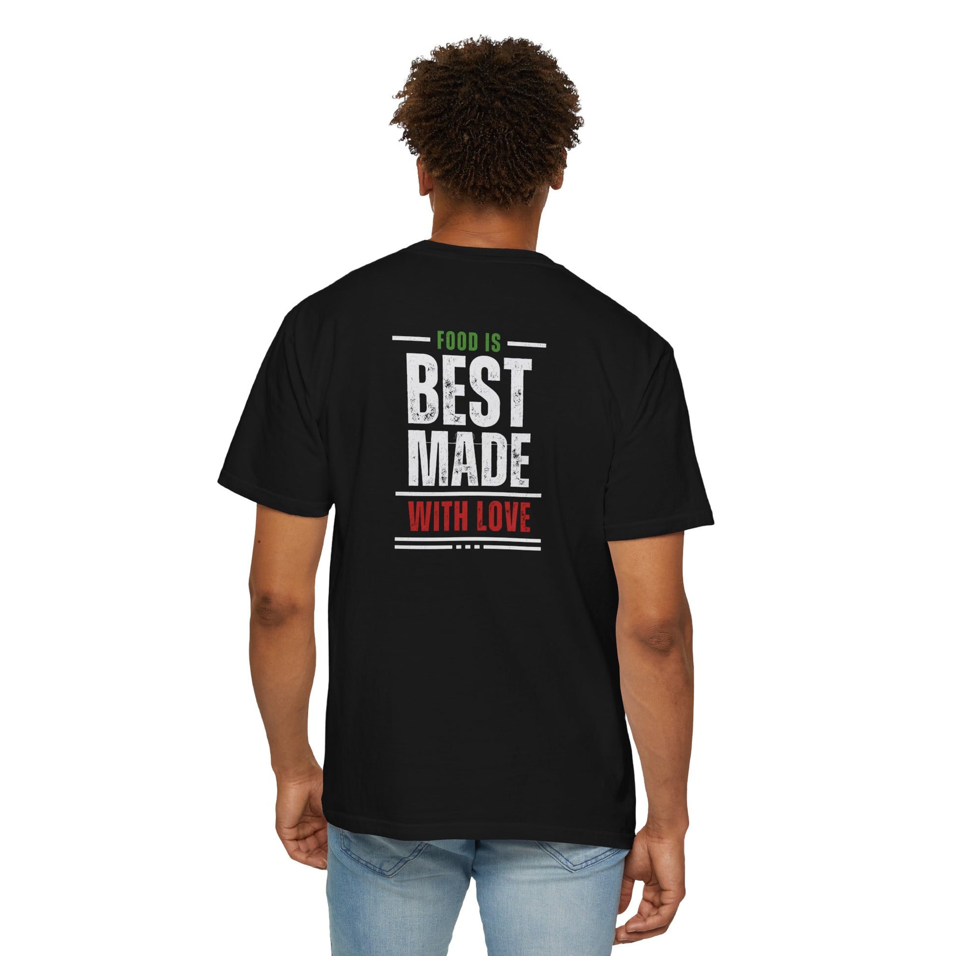 Paisani "Food is Best Made With Love" T-Shirt