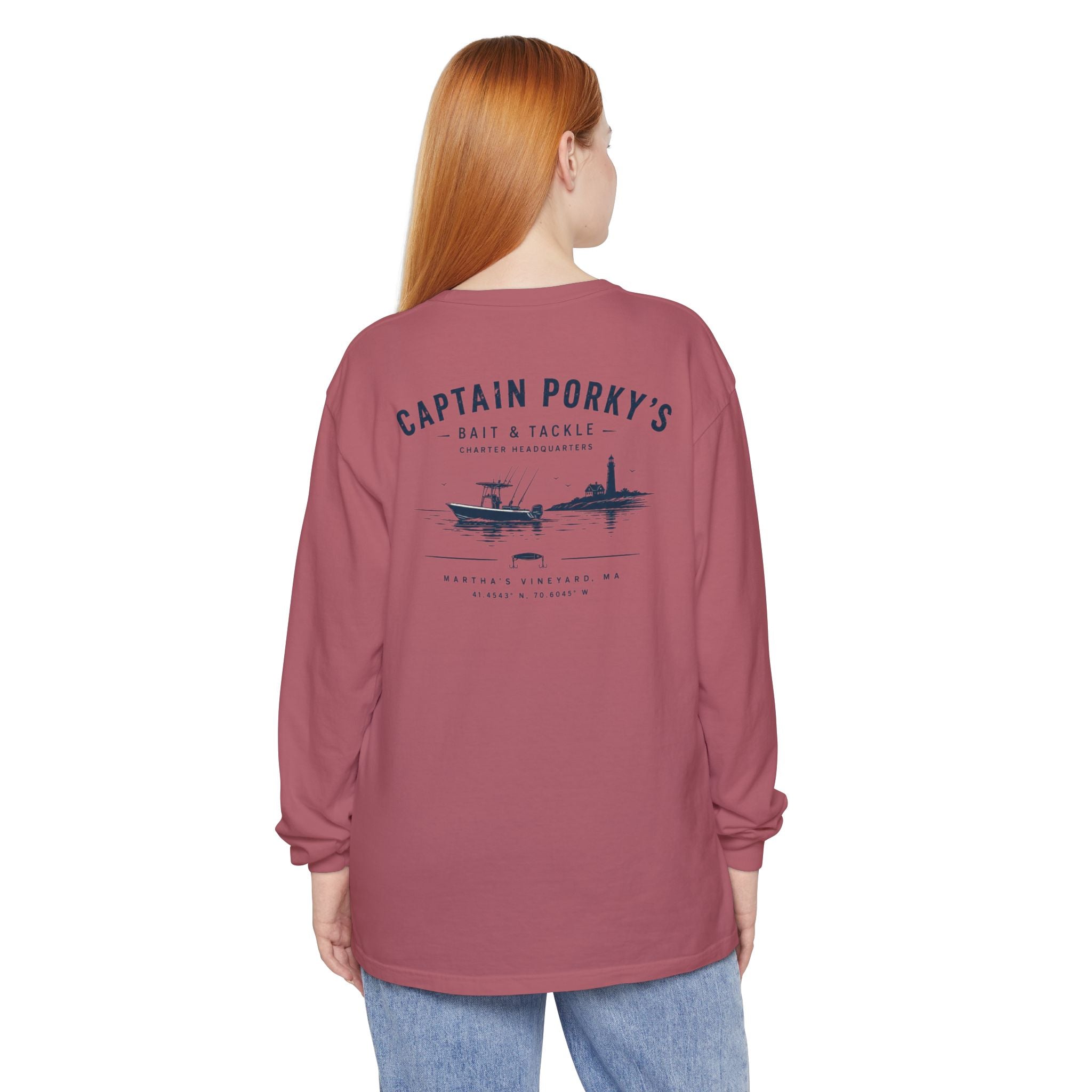 Captain Porky’s Bait & Tackle West Chop Long Sleeve Tee