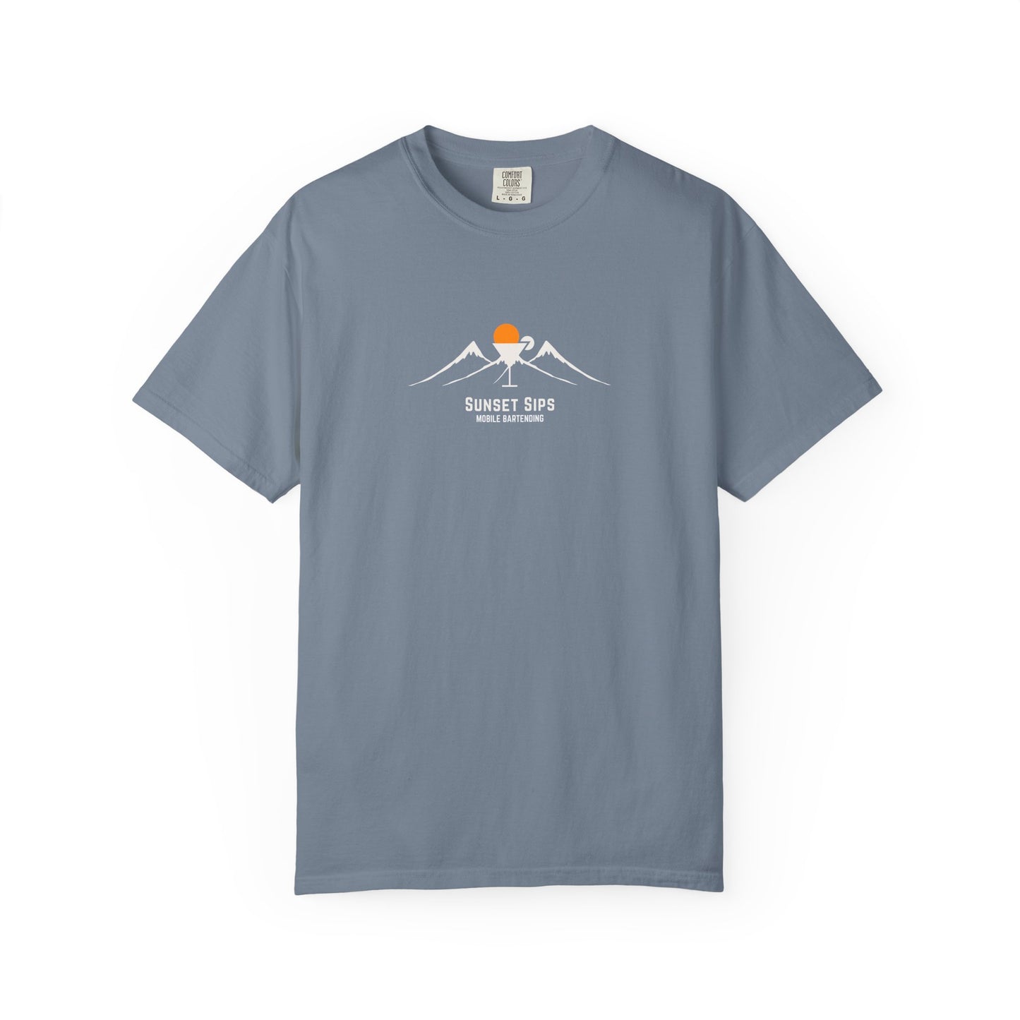 Sunset Sips Mobile Bartending T-Shirt