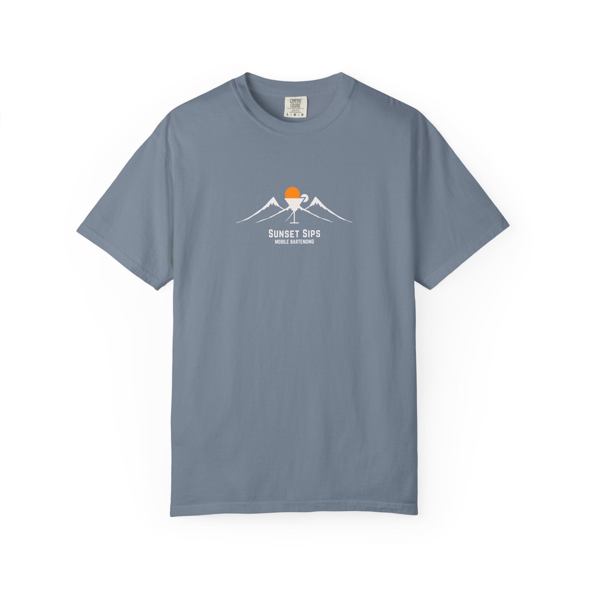Sunset Sips Mobile Bartending T-Shirt