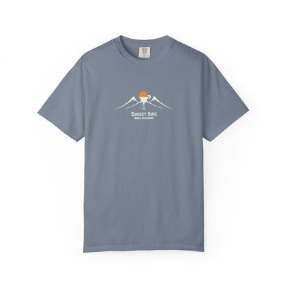 Sunset Sips Mobile Bartending T-Shirt