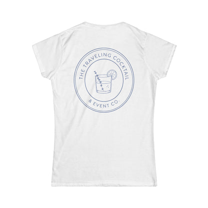 The Traveling Cocktail Womens Fitted T-Shirt