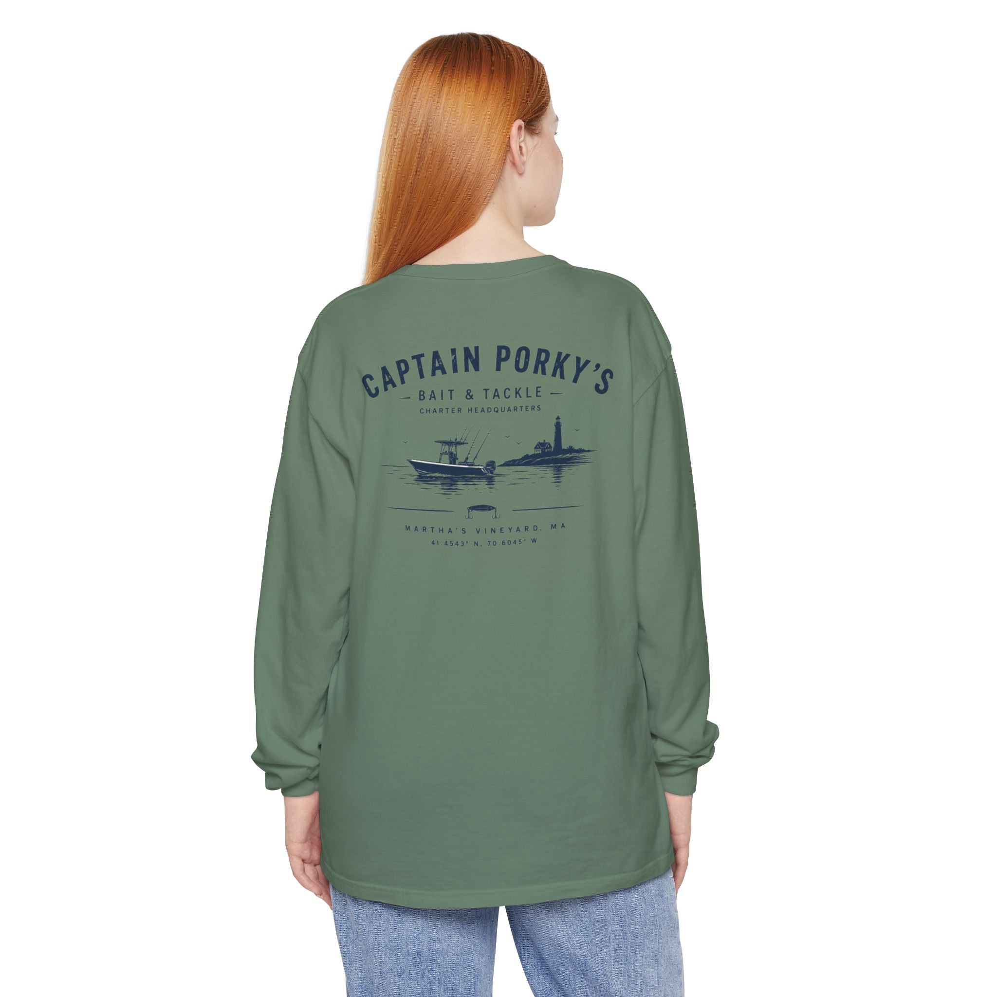 Captain Porky’s Bait & Tackle West Chop Long Sleeve Tee