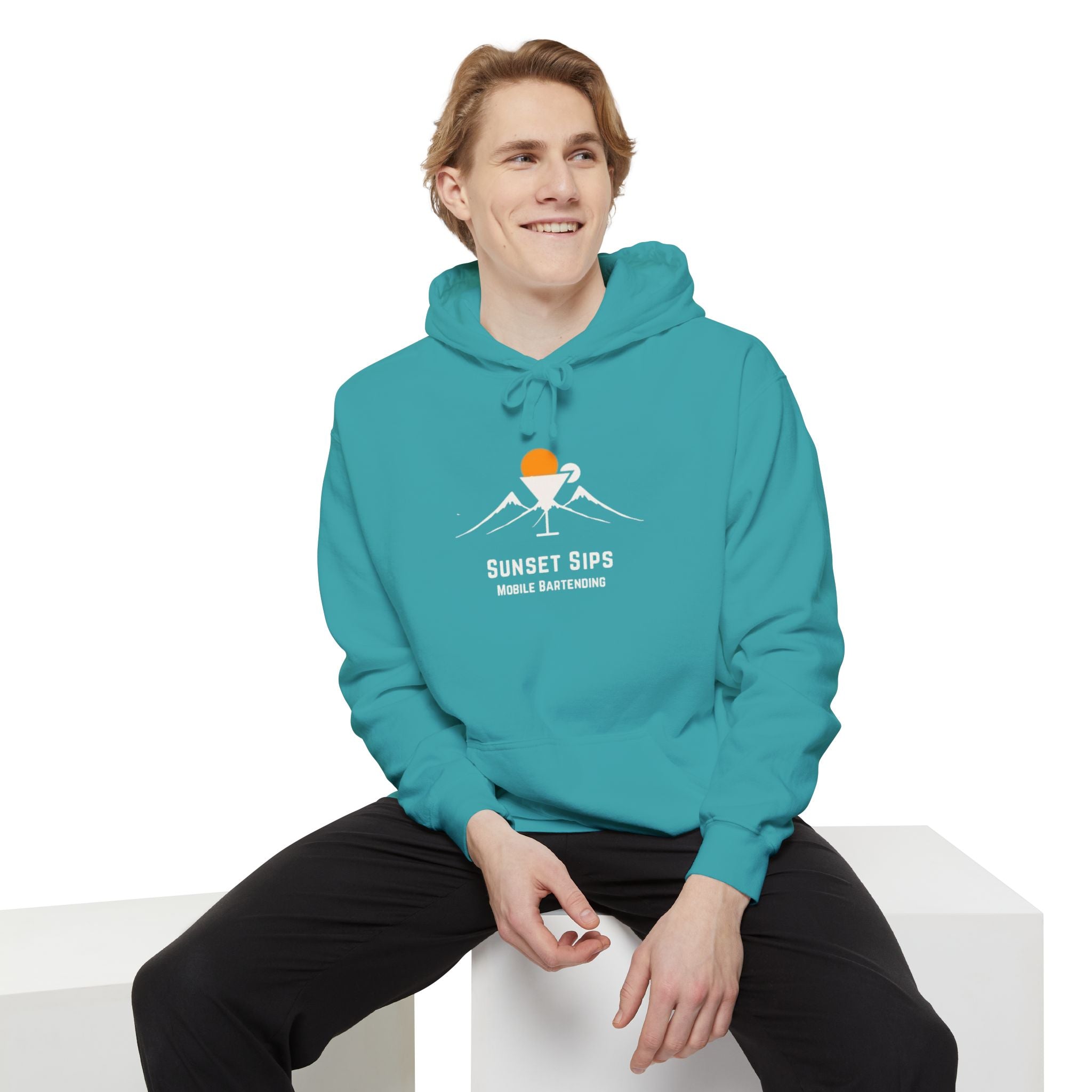 Sunset Sips Mobile Bartending Hoodie