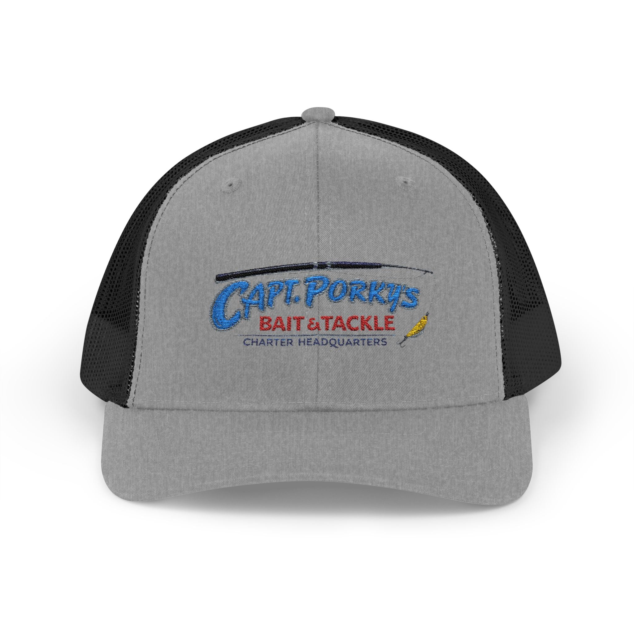 Captain Porky's Bait & Tackle Snapback Trucker Hat