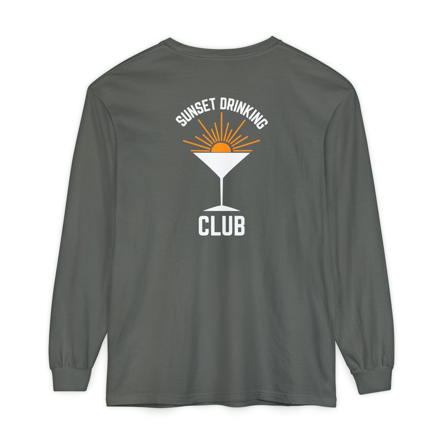 Sunset Sips Mobile Bartending Long Sleeve Tee