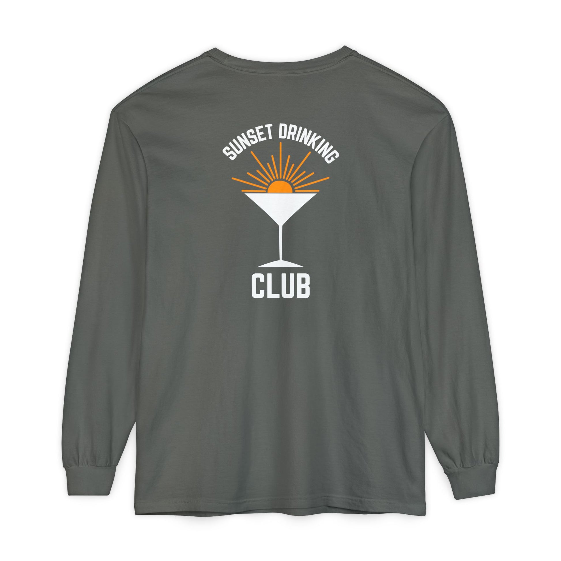 Sunset Sips Mobile Bartending Long Sleeve Tee