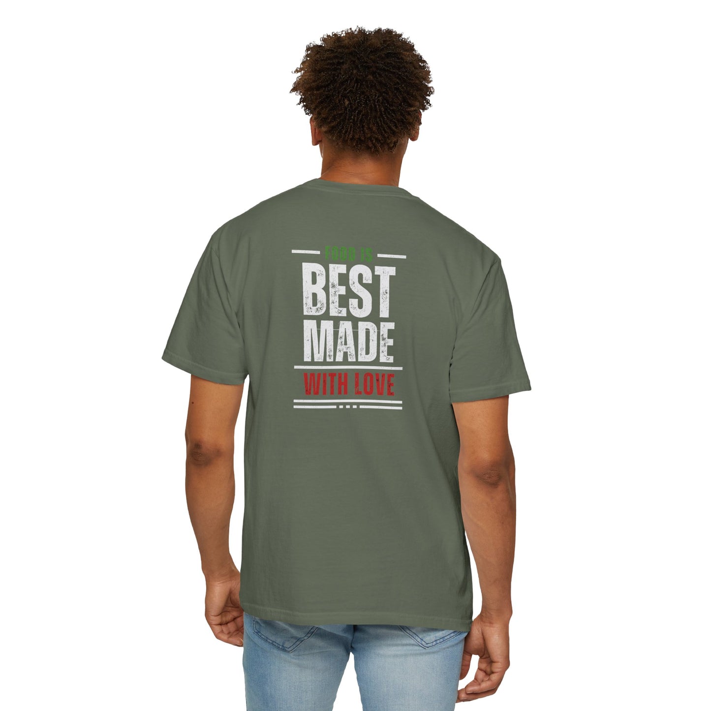 Paisani "Food is Best Made With Love" T-Shirt
