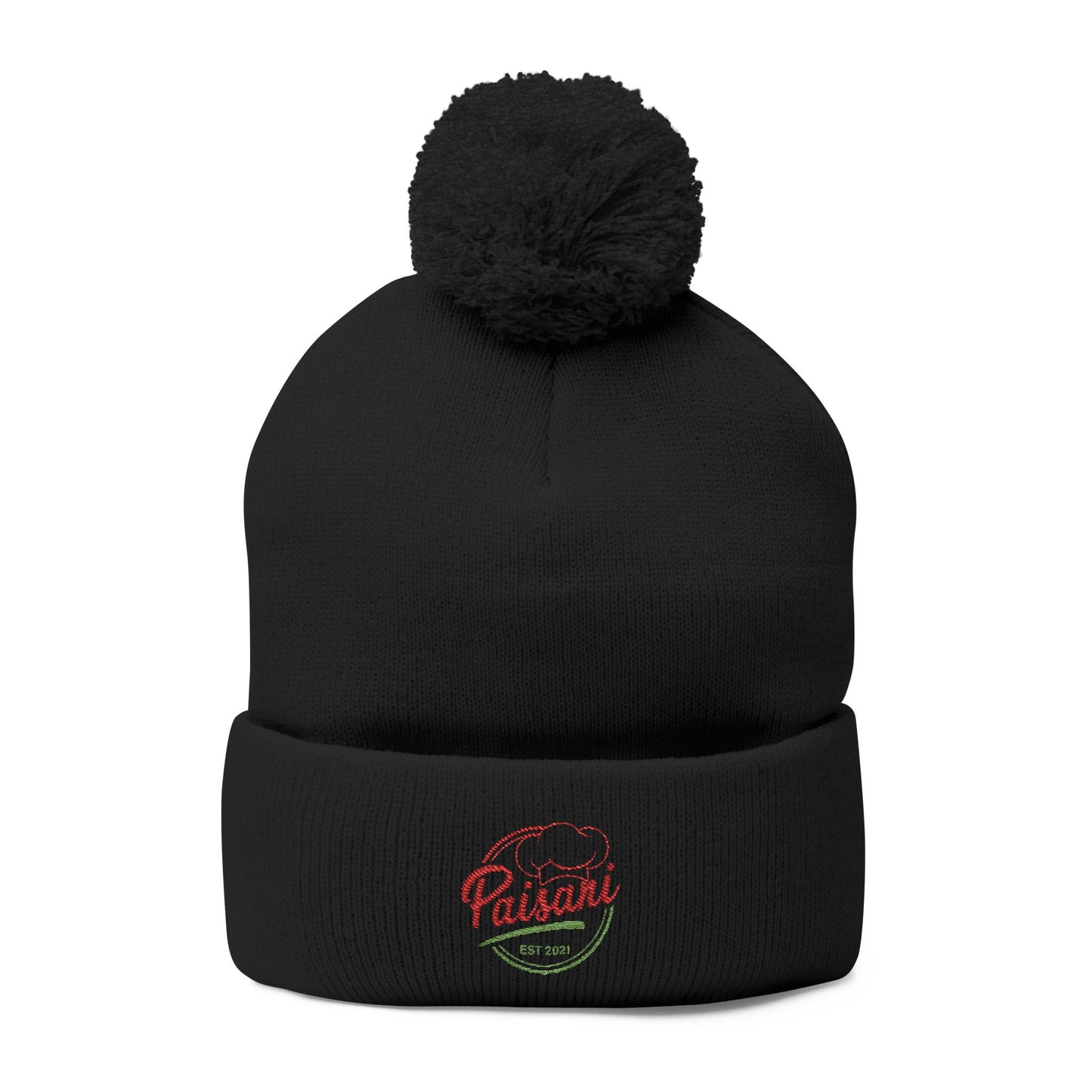Paisani Pom-Pom Knit Cap