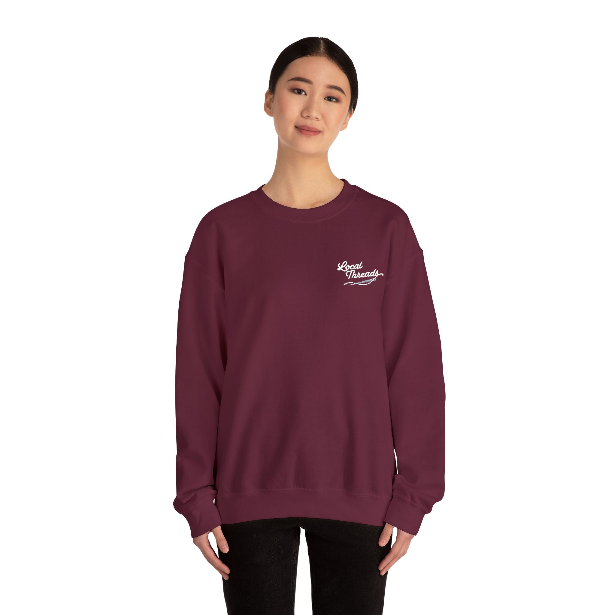Local Threads Embroidered Crewneck