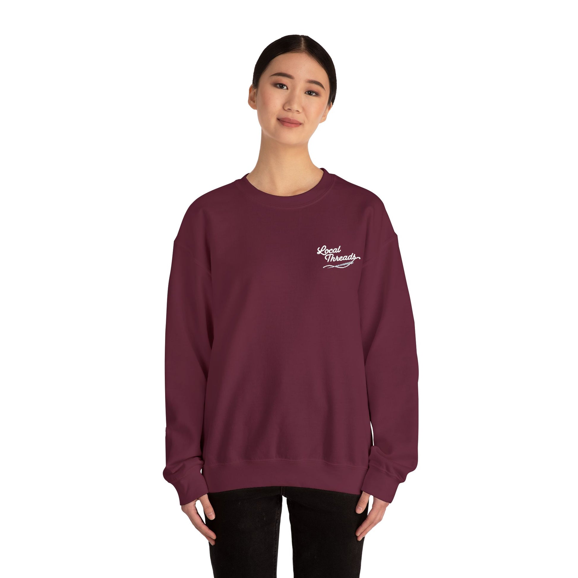 Local Threads Embroidered Crewneck