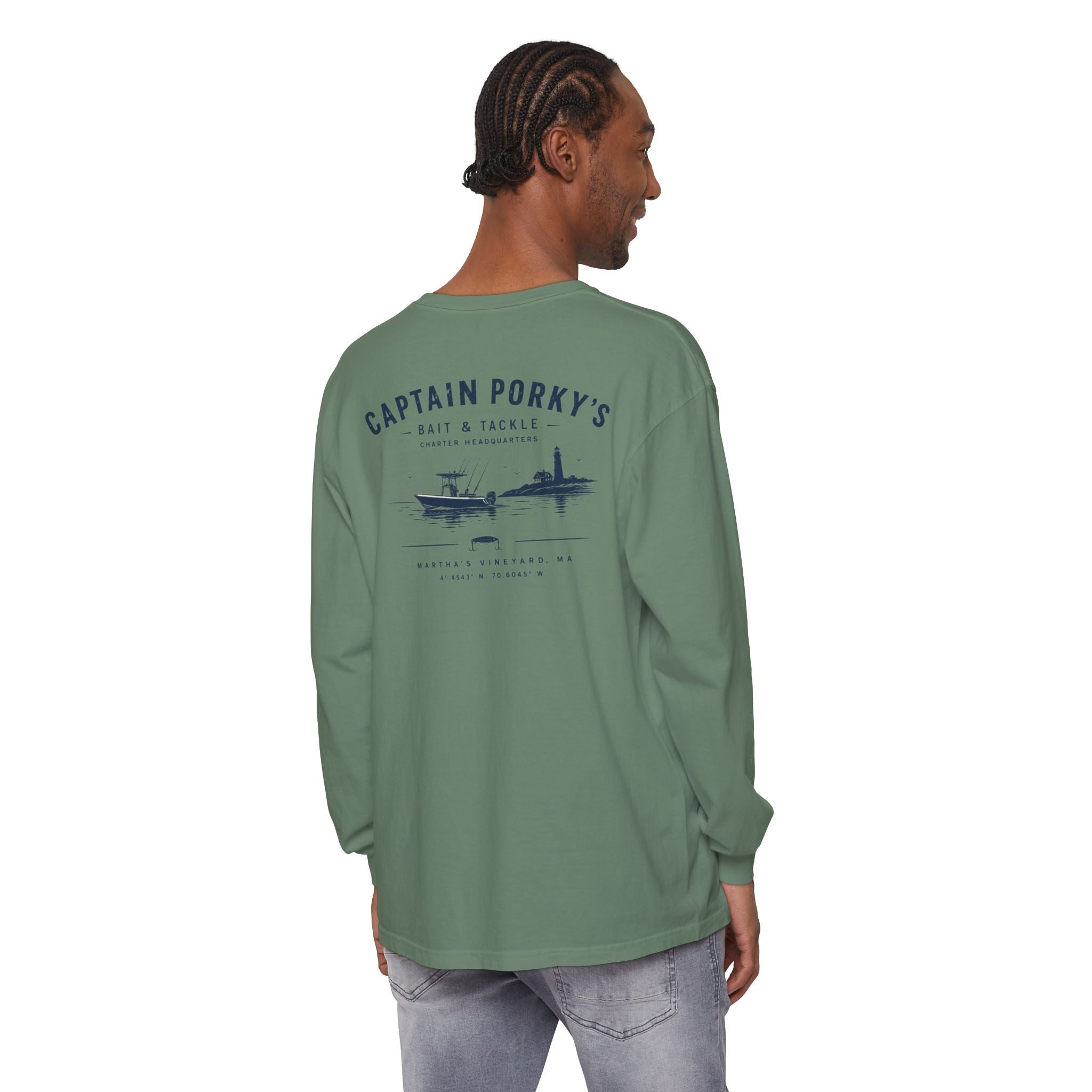 Captain Porky’s Bait & Tackle West Chop Long Sleeve Tee