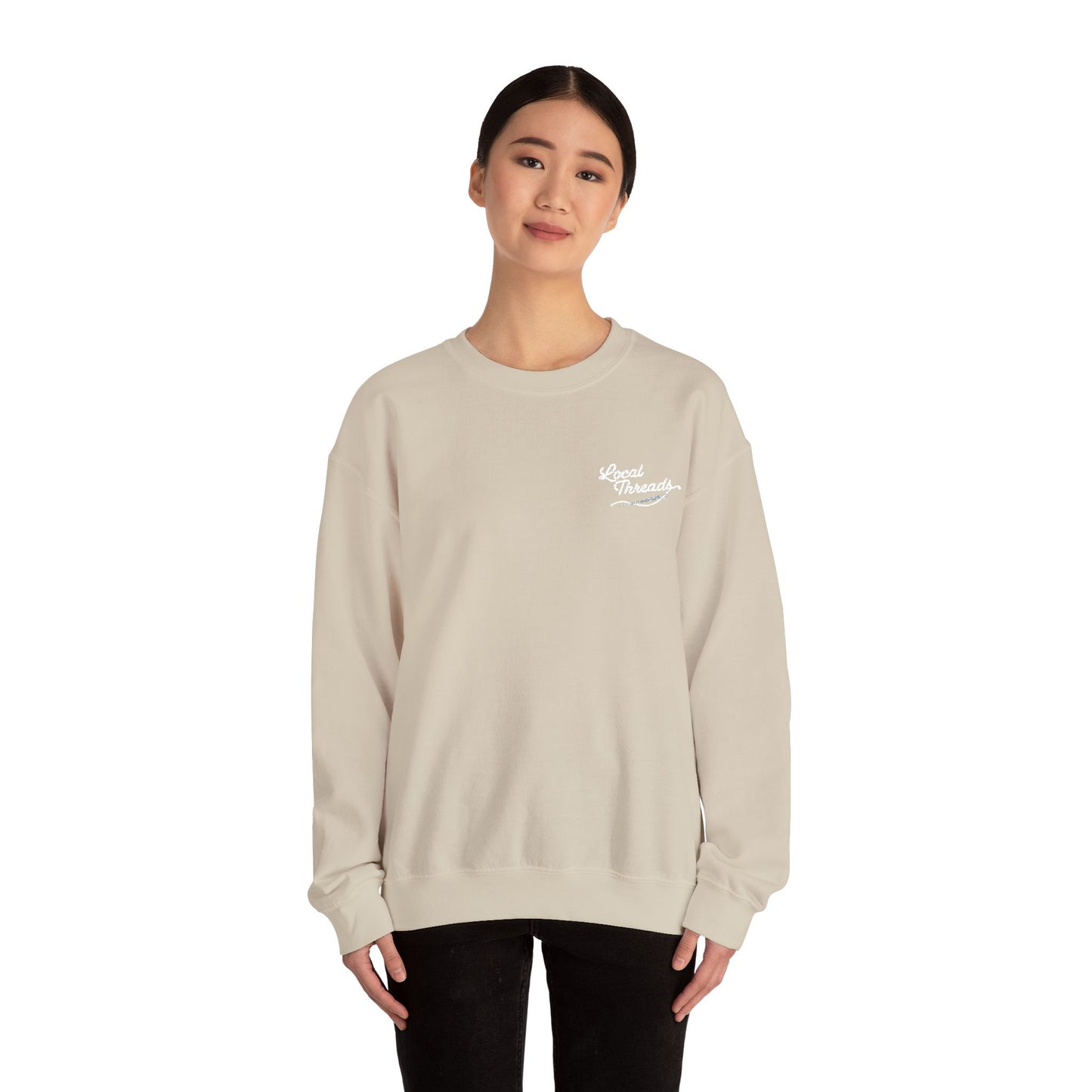 Local Threads Embroidered Crewneck