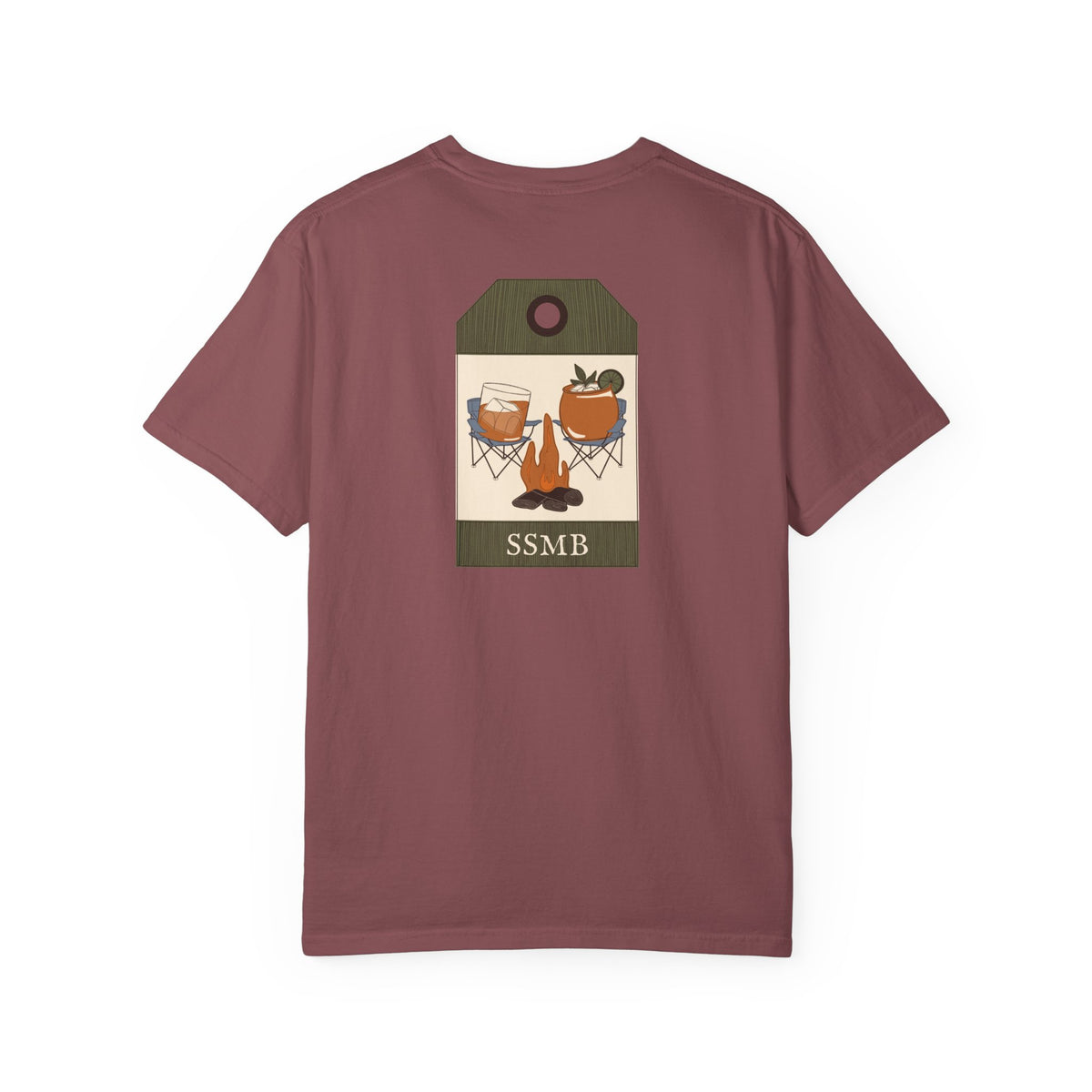 Sunset Sips Vintage Tag T-Shirt
