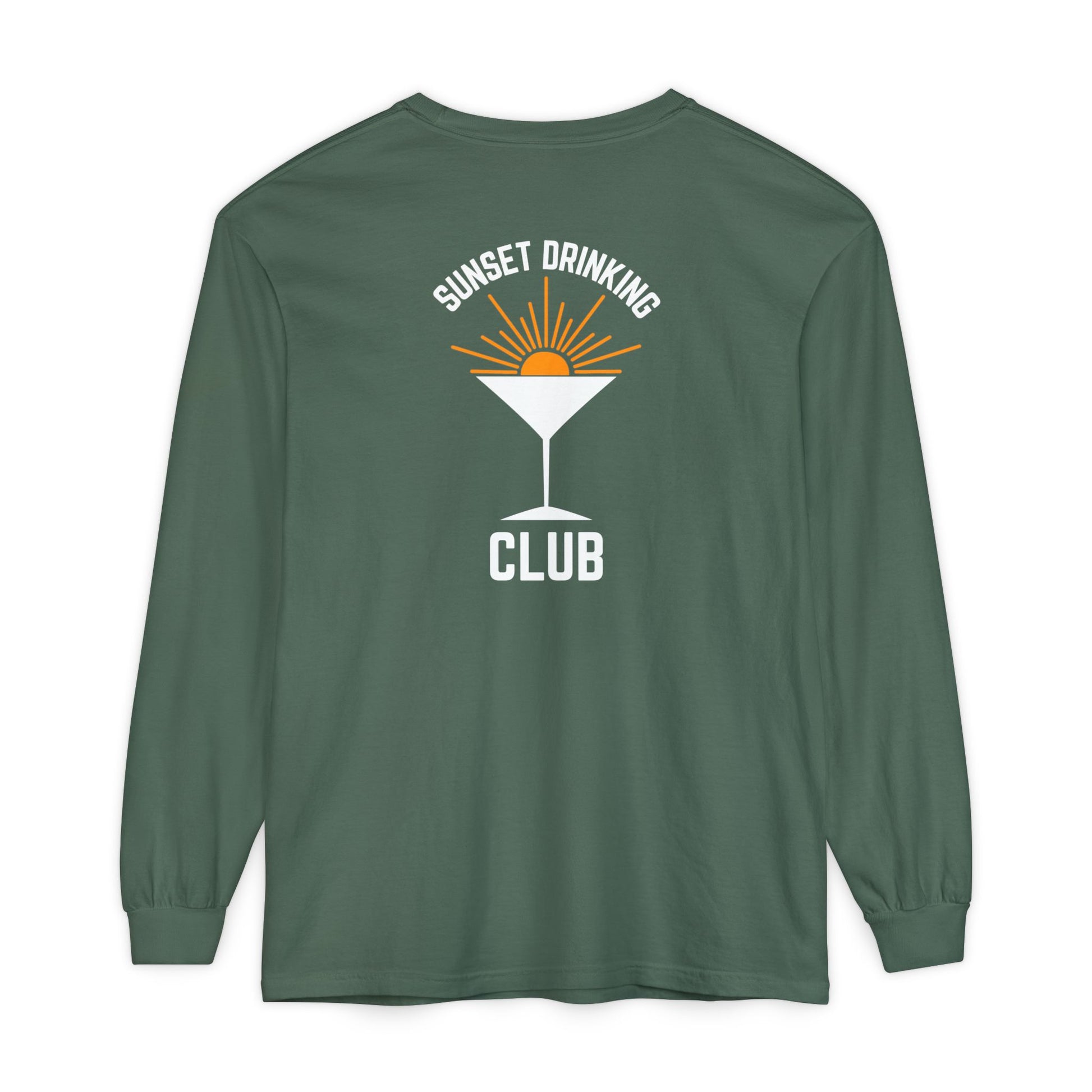 Sunset Sips Mobile Bartending Long Sleeve Tee