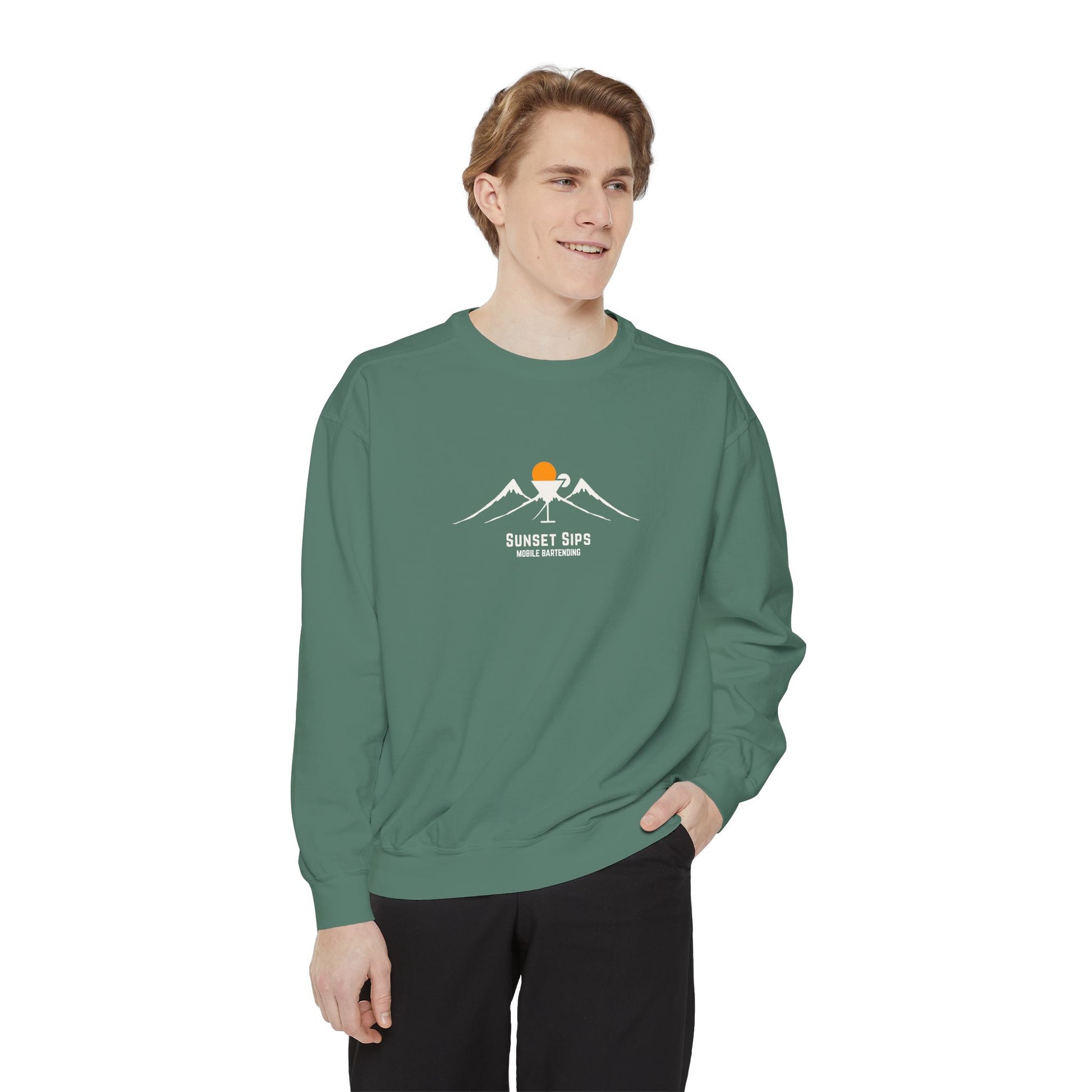 Sunset Sips Mobile Bartending Crewneck