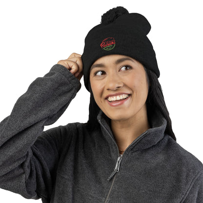 Paisani Pom-Pom Knit Cap